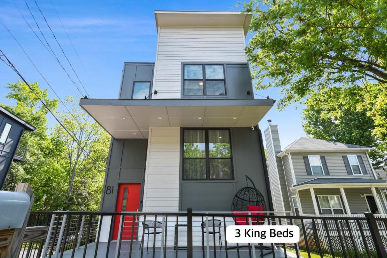 The Red Door - Ultra Modern Atlanta Home - Designedbydom Exterior foto